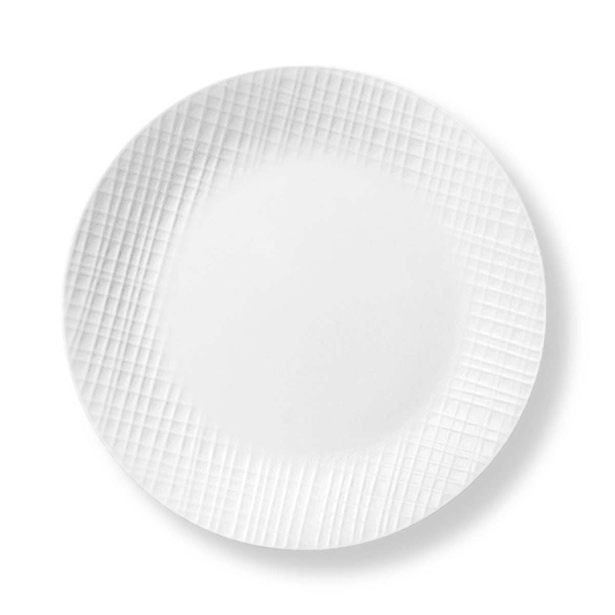 Assiette plate de 26 cm – Texture tissée en lin