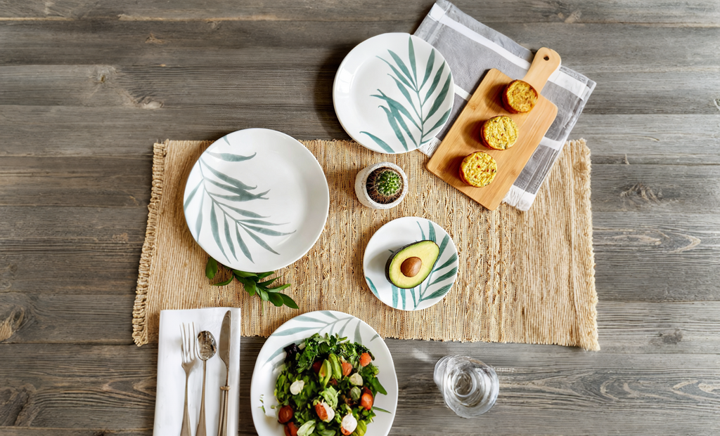 Assiette à amuse-gueules de 17,14 cm – Palmier tropical