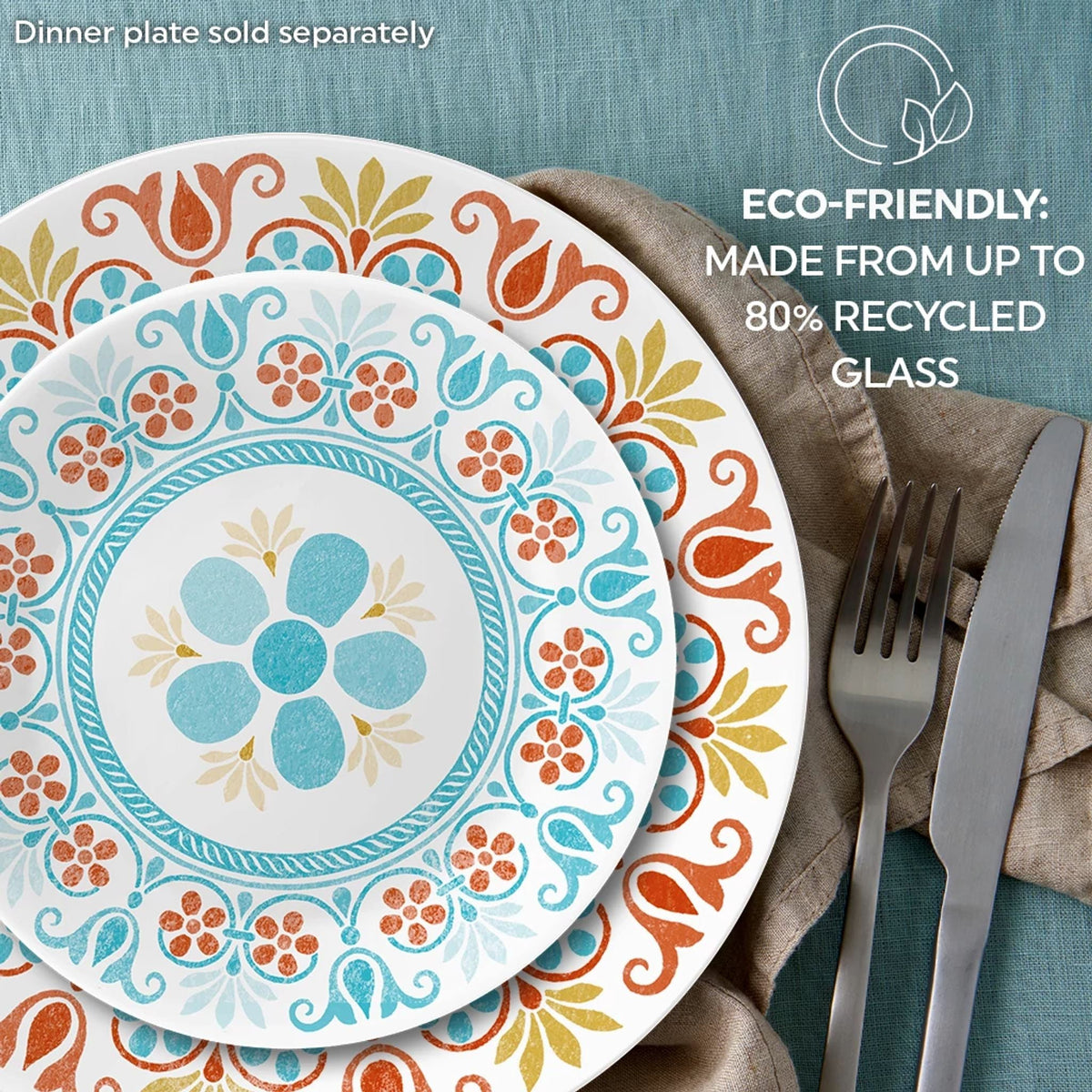 Assiette à apéritif 17 cm – Carreaux Mexicains Floraux