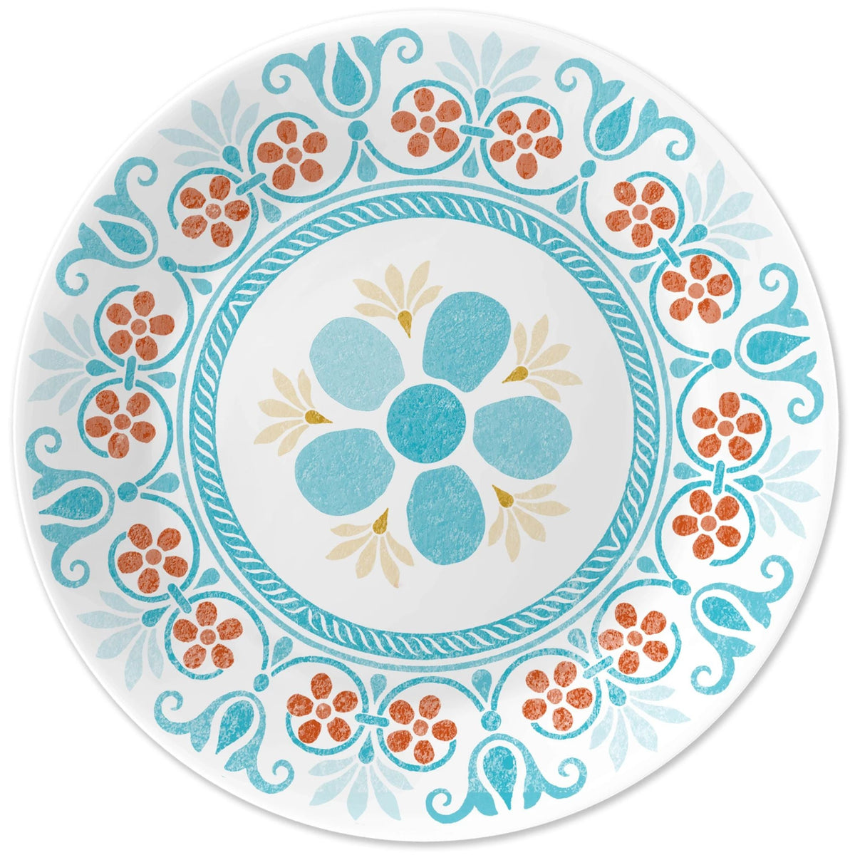 Assiette à apéritif 17 cm – Carreaux Mexicains Floraux