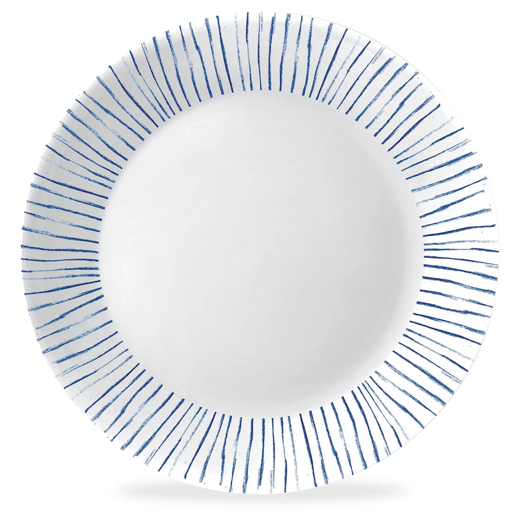 Assiette plate de 26 cm – Fleurs bleues côtières