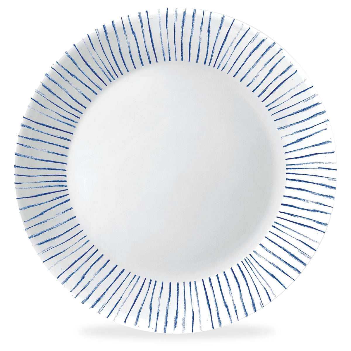 Assiette plate de 26 cm – Fleurs bleues côtières