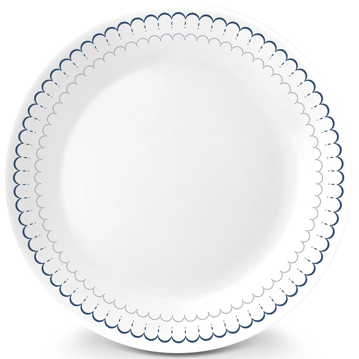 Assiette plate de 26 cm – Dentelle bleu marine