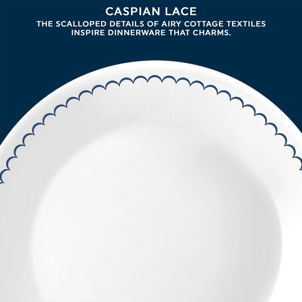 Assiette à salade de 21,5 cm – Dentelle bleu marine