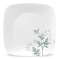 Assiette carrée à salade de 23 cm – Vert Sauge