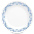 Assiette plate 26 cm – À carreaux bleus vintage
