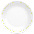 Assiette à Salade 21,5 cm – Motif à Carreaux Vintage Bleu