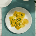 Assiette à salade de 8,5 po – Géométrique grise