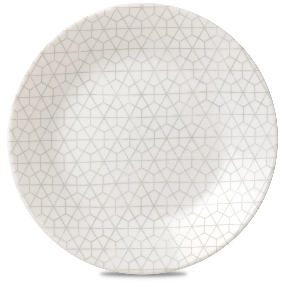Assiette à apéritif 17 cm – Géométrique grise