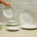 Assiette à apéritif 17 cm – Rétro Marguerite Verte