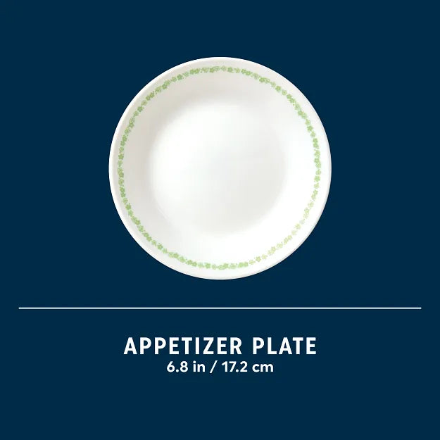 Assiette à apéritif 17 cm – Rétro Marguerite Verte