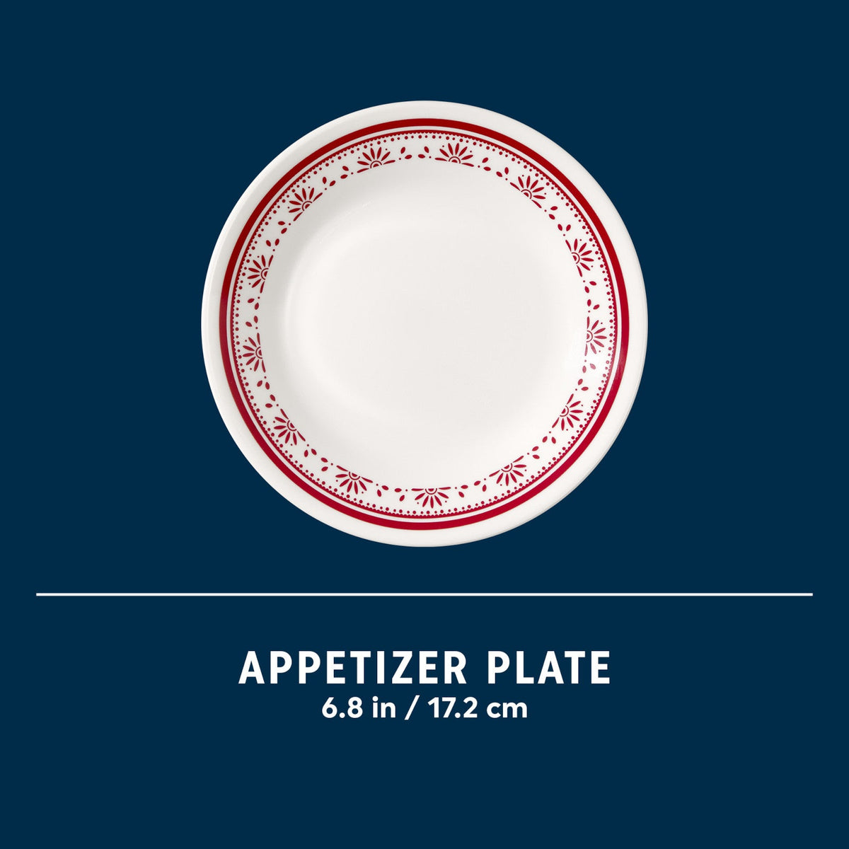 Assiette à apéritif de 17,1 cm – Framboise éclatante