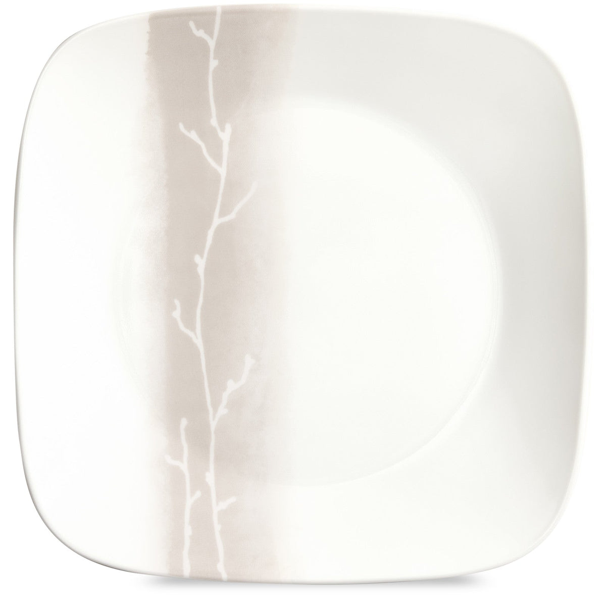 Assiette carrée de 26,7 cm – Brume du bosquet