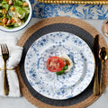 Assiette plate 26 cm – Bleu botanique