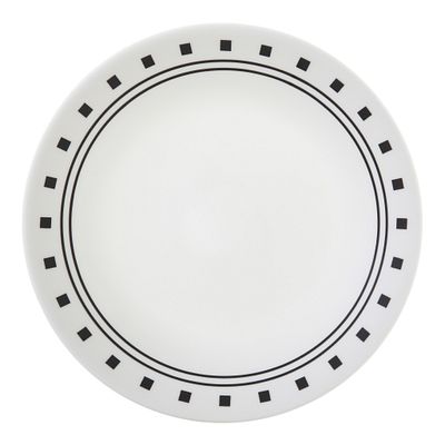 Assiette à apéritif 17 cm – Géométrique Noir