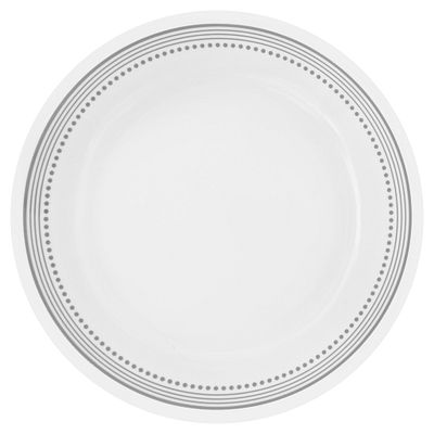 Assiette à salade de 21,6 cm – Bordures grises