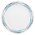 Assiette plate de 26 cm - Points bleus